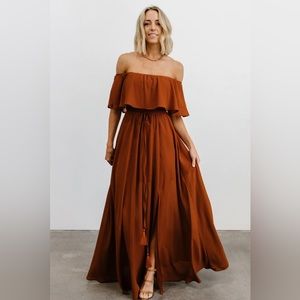 Baltic Born Victoria Off Shoulder Maxi Dress